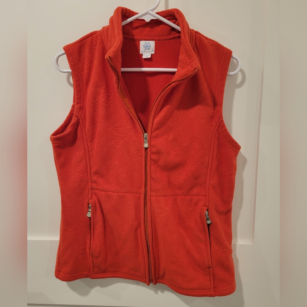 Frost Red Fleece Vest